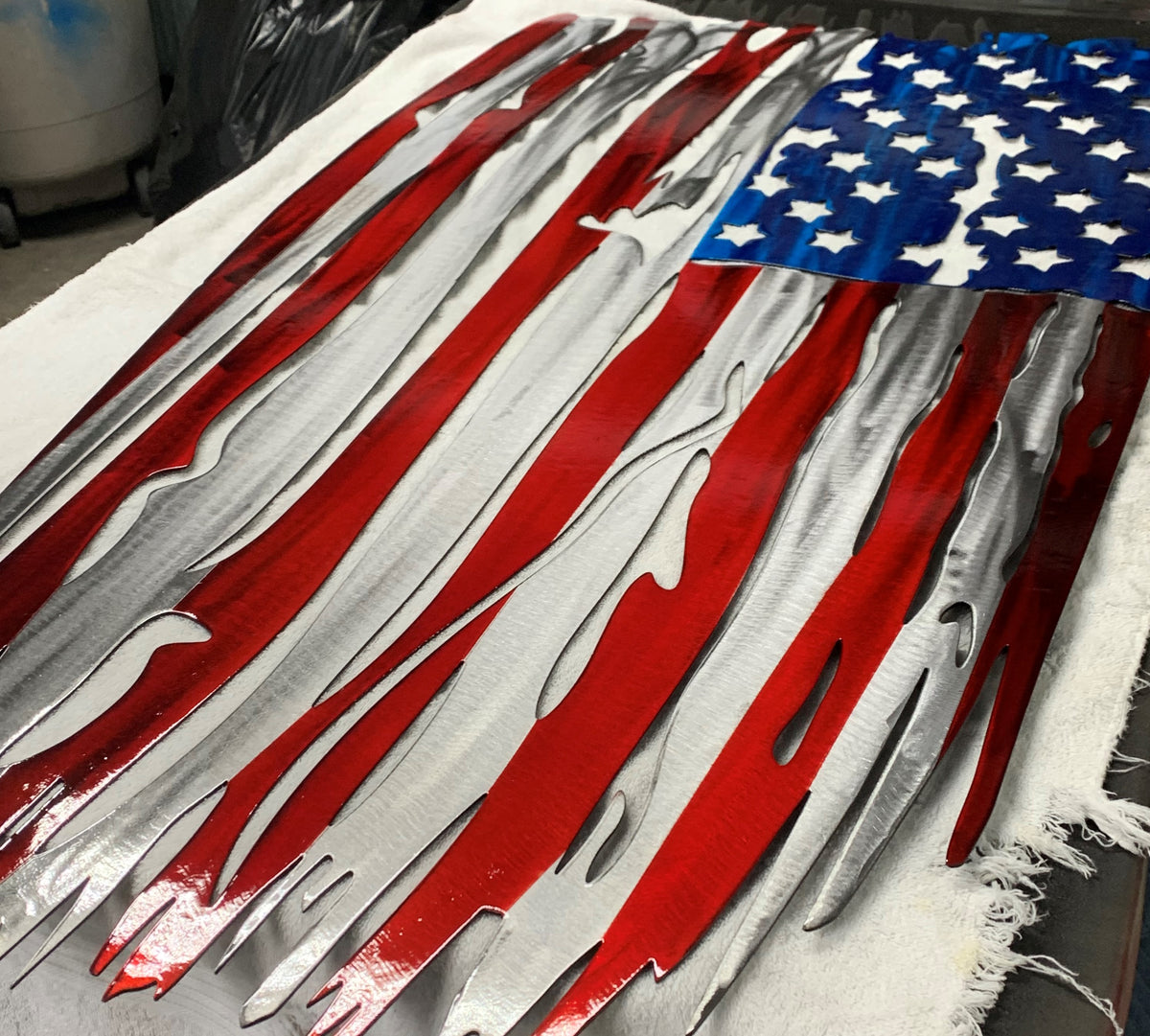 U.S.A Tattered Flag