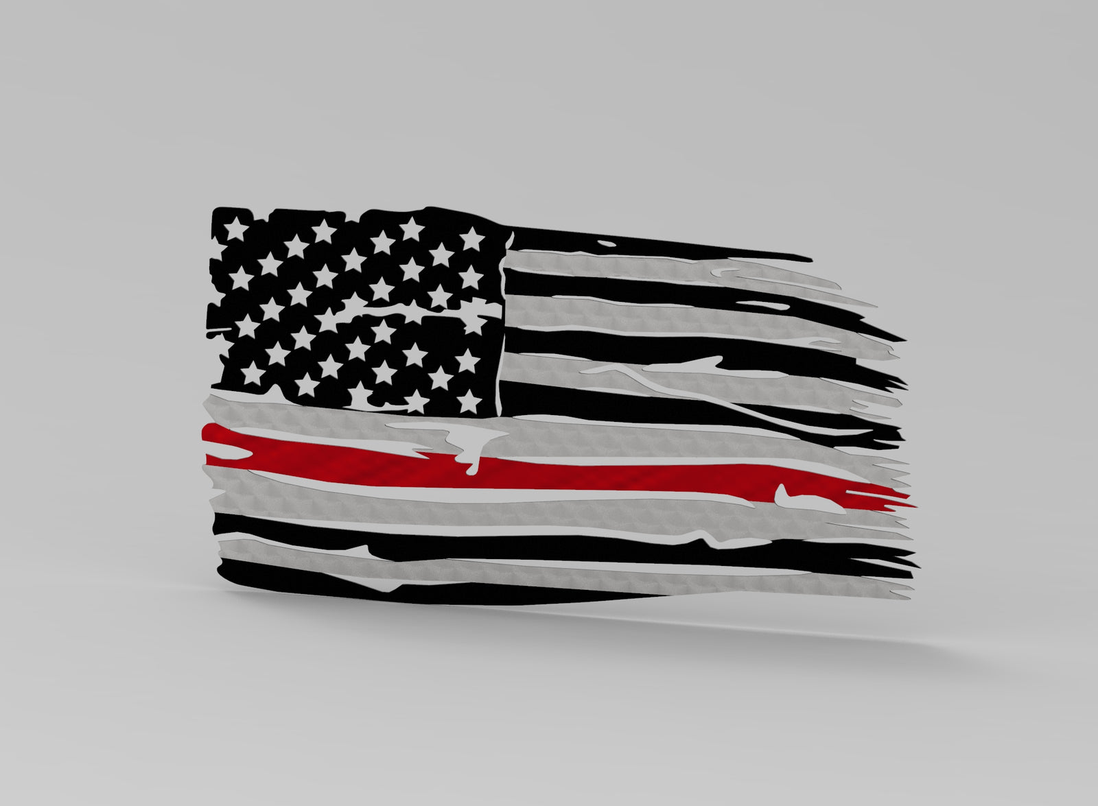 Firemen Tattered Flag