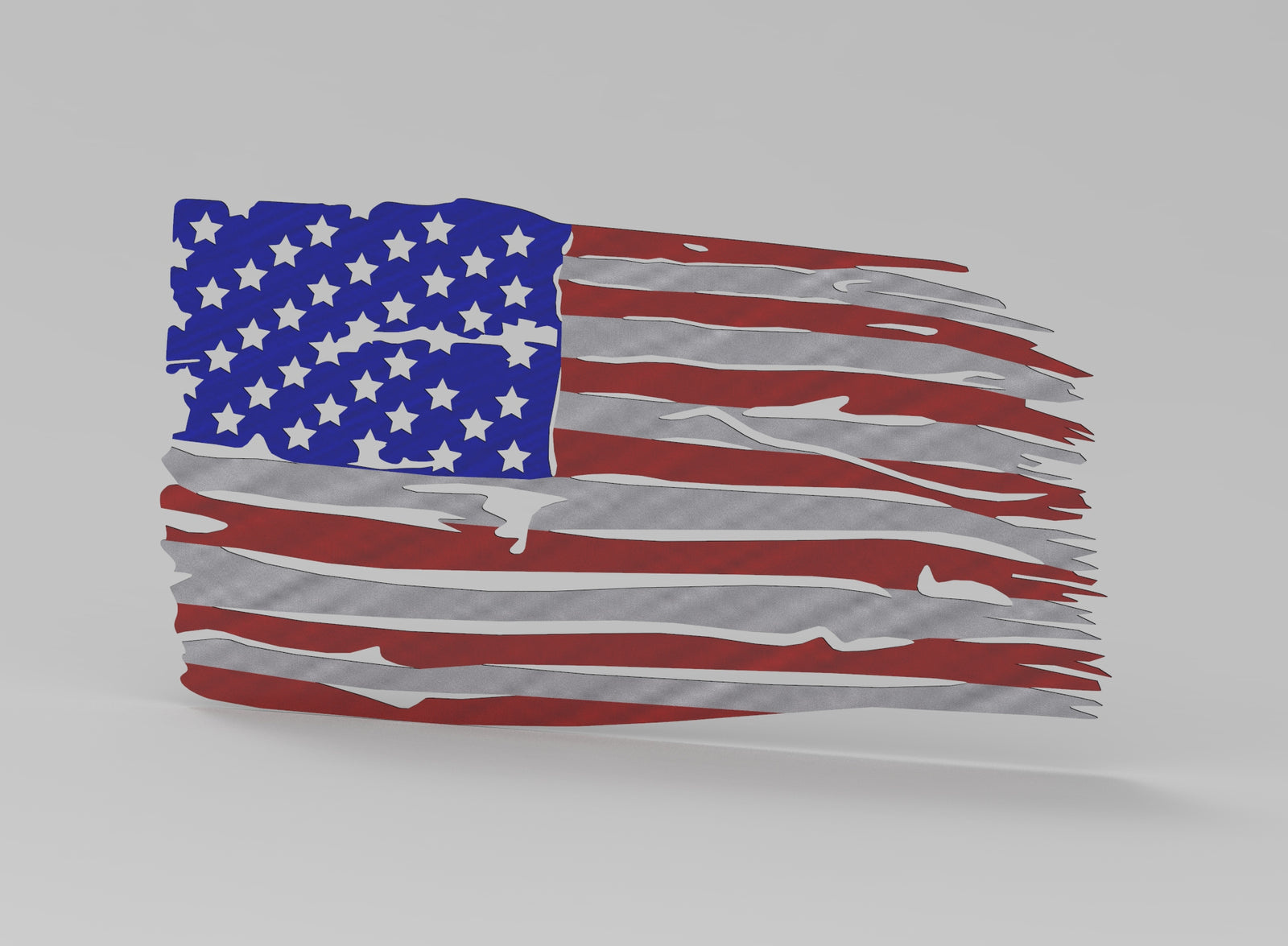 U.S.A Tattered Flag