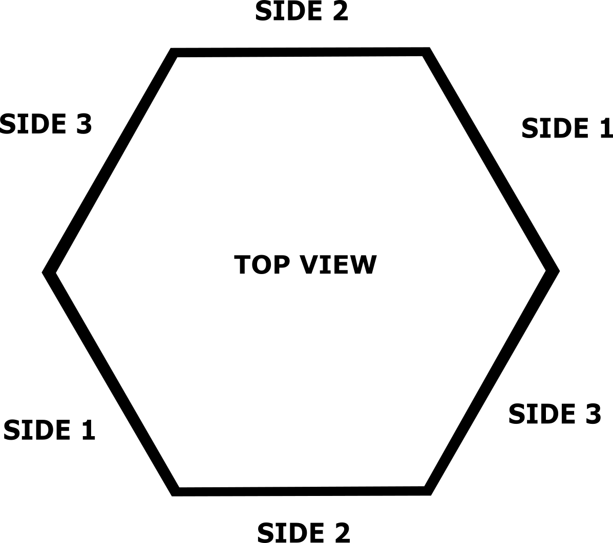&quot;Nature&quot; Hexagon Fire Ring